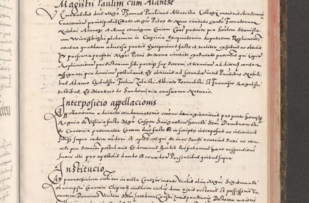 Zdjęcie nr 949 dla obiektu archiwalnego: Acta actorum causarum, sententiarum tam diffinitivarum quam interloquutoriarum, decretorum, obligationum, quietationum, constitutionum procuratorum etc. coram reverendo domino Martino Izdbienski de Russiecz archidiacono Posnaniensi, custode et in spiritualibus vicario generali Cracoviensi, ad annum Domini millesimum quingesimum sexagesimum quintum, cuius indictio octava, pontificatus Pii pape, annus sextus, continuantur