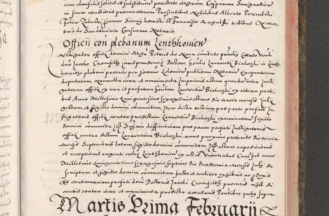 Zdjęcie nr 947 dla obiektu archiwalnego: Acta actorum causarum, sententiarum tam diffinitivarum quam interloquutoriarum, decretorum, obligationum, quietationum, constitutionum procuratorum etc. coram reverendo domino Martino Izdbienski de Russiecz archidiacono Posnaniensi, custode et in spiritualibus vicario generali Cracoviensi, ad annum Domini millesimum quingesimum sexagesimum quintum, cuius indictio octava, pontificatus Pii pape, annus sextus, continuantur