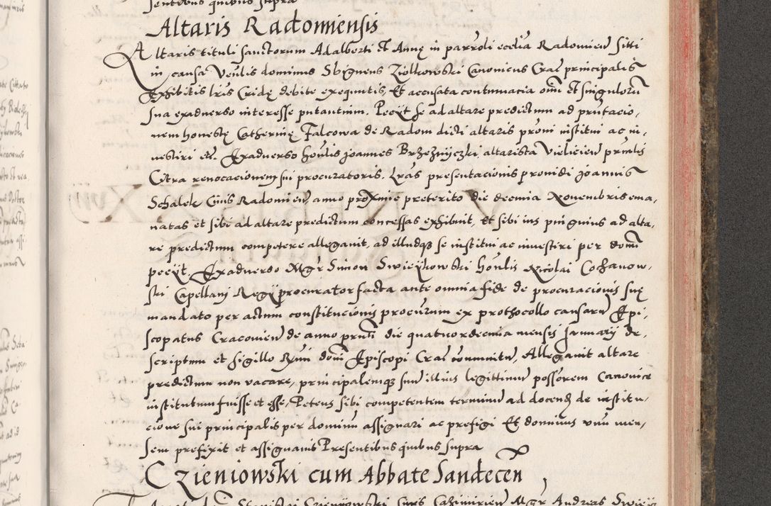 Zdjęcie nr 943 dla obiektu archiwalnego: Acta actorum causarum, sententiarum tam diffinitivarum quam interloquutoriarum, decretorum, obligationum, quietationum, constitutionum procuratorum etc. coram reverendo domino Martino Izdbienski de Russiecz archidiacono Posnaniensi, custode et in spiritualibus vicario generali Cracoviensi, ad annum Domini millesimum quingesimum sexagesimum quintum, cuius indictio octava, pontificatus Pii pape, annus sextus, continuantur