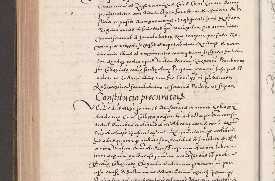 Zdjęcie nr 940 dla obiektu archiwalnego: Acta actorum causarum, sententiarum tam diffinitivarum quam interloquutoriarum, decretorum, obligationum, quietationum, constitutionum procuratorum etc. coram reverendo domino Martino Izdbienski de Russiecz archidiacono Posnaniensi, custode et in spiritualibus vicario generali Cracoviensi, ad annum Domini millesimum quingesimum sexagesimum quintum, cuius indictio octava, pontificatus Pii pape, annus sextus, continuantur