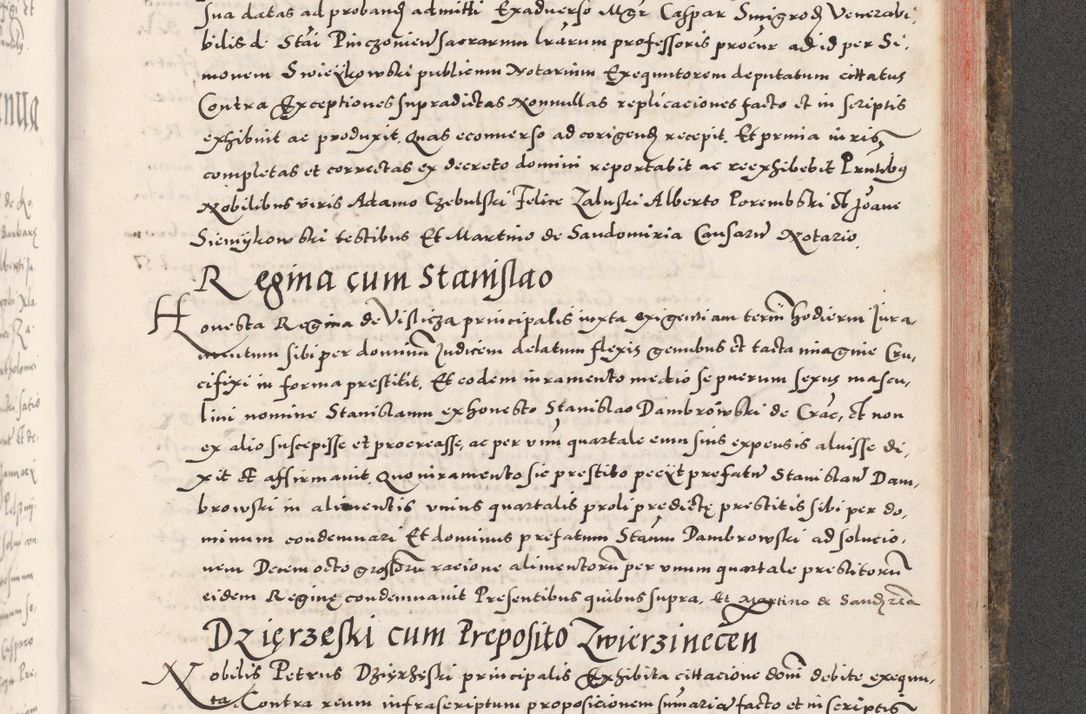 Zdjęcie nr 939 dla obiektu archiwalnego: Acta actorum causarum, sententiarum tam diffinitivarum quam interloquutoriarum, decretorum, obligationum, quietationum, constitutionum procuratorum etc. coram reverendo domino Martino Izdbienski de Russiecz archidiacono Posnaniensi, custode et in spiritualibus vicario generali Cracoviensi, ad annum Domini millesimum quingesimum sexagesimum quintum, cuius indictio octava, pontificatus Pii pape, annus sextus, continuantur