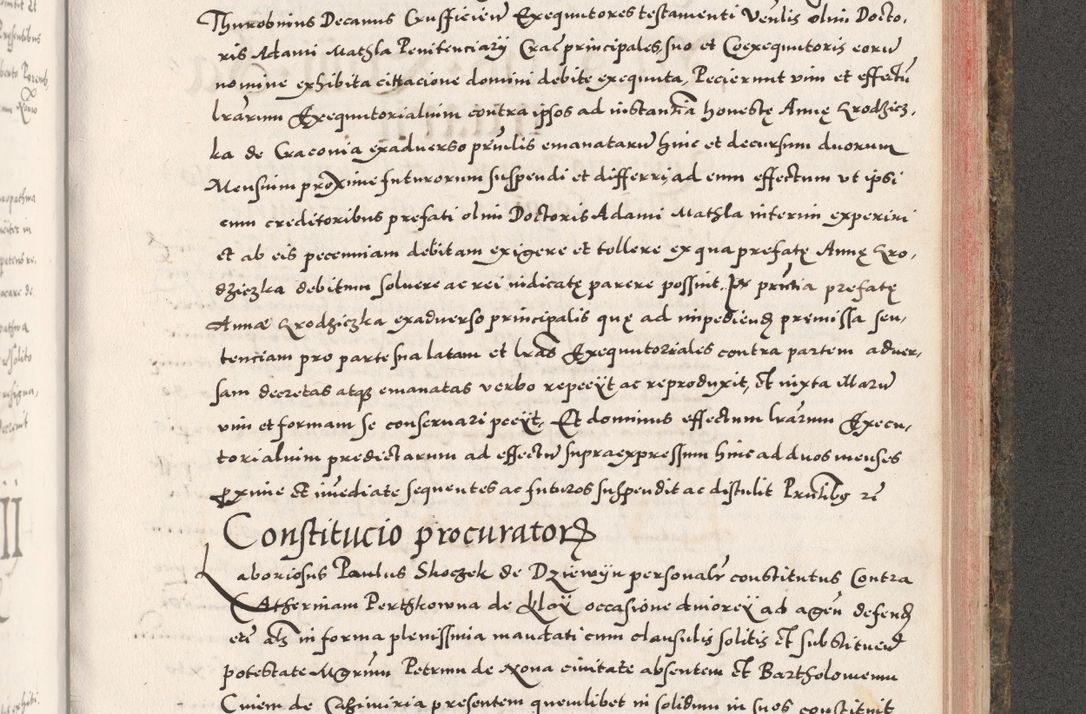 Zdjęcie nr 935 dla obiektu archiwalnego: Acta actorum causarum, sententiarum tam diffinitivarum quam interloquutoriarum, decretorum, obligationum, quietationum, constitutionum procuratorum etc. coram reverendo domino Martino Izdbienski de Russiecz archidiacono Posnaniensi, custode et in spiritualibus vicario generali Cracoviensi, ad annum Domini millesimum quingesimum sexagesimum quintum, cuius indictio octava, pontificatus Pii pape, annus sextus, continuantur