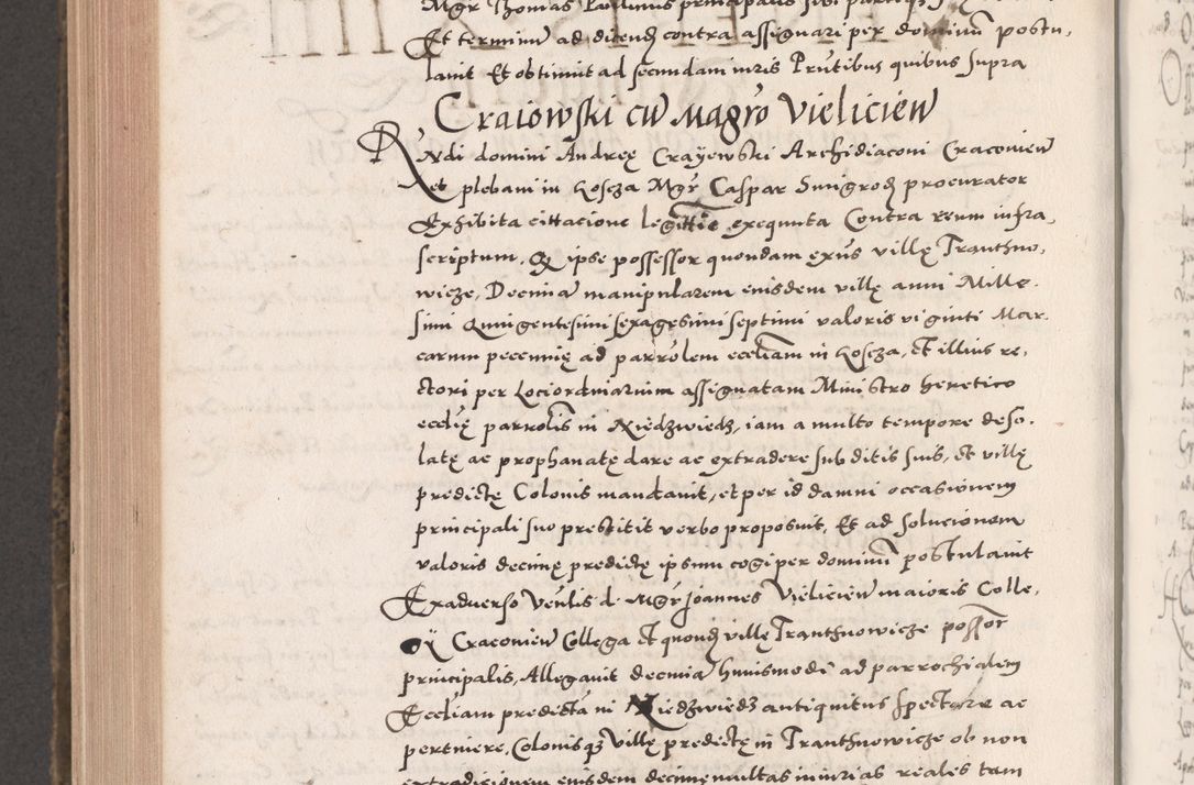 Zdjęcie nr 930 dla obiektu archiwalnego: Acta actorum causarum, sententiarum tam diffinitivarum quam interloquutoriarum, decretorum, obligationum, quietationum, constitutionum procuratorum etc. coram reverendo domino Martino Izdbienski de Russiecz archidiacono Posnaniensi, custode et in spiritualibus vicario generali Cracoviensi, ad annum Domini millesimum quingesimum sexagesimum quintum, cuius indictio octava, pontificatus Pii pape, annus sextus, continuantur