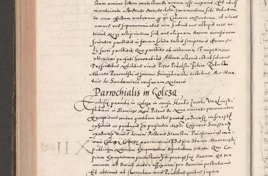 Zdjęcie nr 928 dla obiektu archiwalnego: Acta actorum causarum, sententiarum tam diffinitivarum quam interloquutoriarum, decretorum, obligationum, quietationum, constitutionum procuratorum etc. coram reverendo domino Martino Izdbienski de Russiecz archidiacono Posnaniensi, custode et in spiritualibus vicario generali Cracoviensi, ad annum Domini millesimum quingesimum sexagesimum quintum, cuius indictio octava, pontificatus Pii pape, annus sextus, continuantur