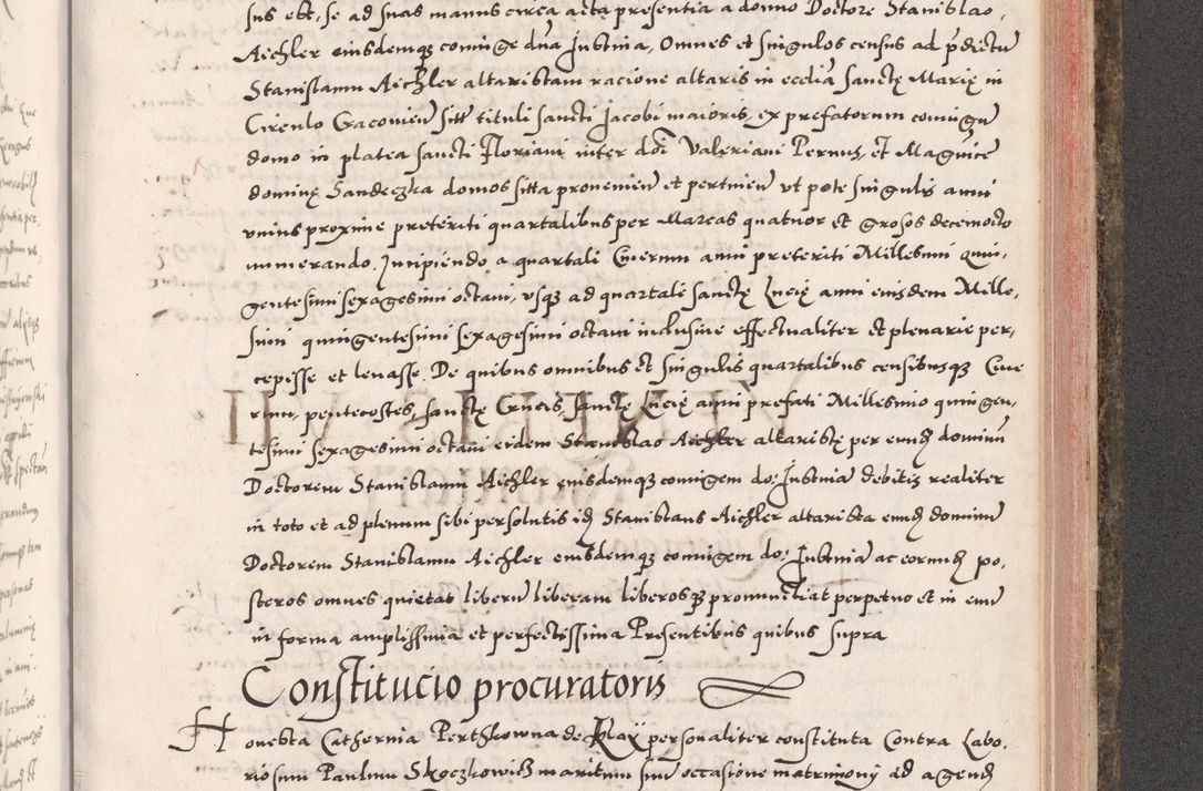 Zdjęcie nr 921 dla obiektu archiwalnego: Acta actorum causarum, sententiarum tam diffinitivarum quam interloquutoriarum, decretorum, obligationum, quietationum, constitutionum procuratorum etc. coram reverendo domino Martino Izdbienski de Russiecz archidiacono Posnaniensi, custode et in spiritualibus vicario generali Cracoviensi, ad annum Domini millesimum quingesimum sexagesimum quintum, cuius indictio octava, pontificatus Pii pape, annus sextus, continuantur