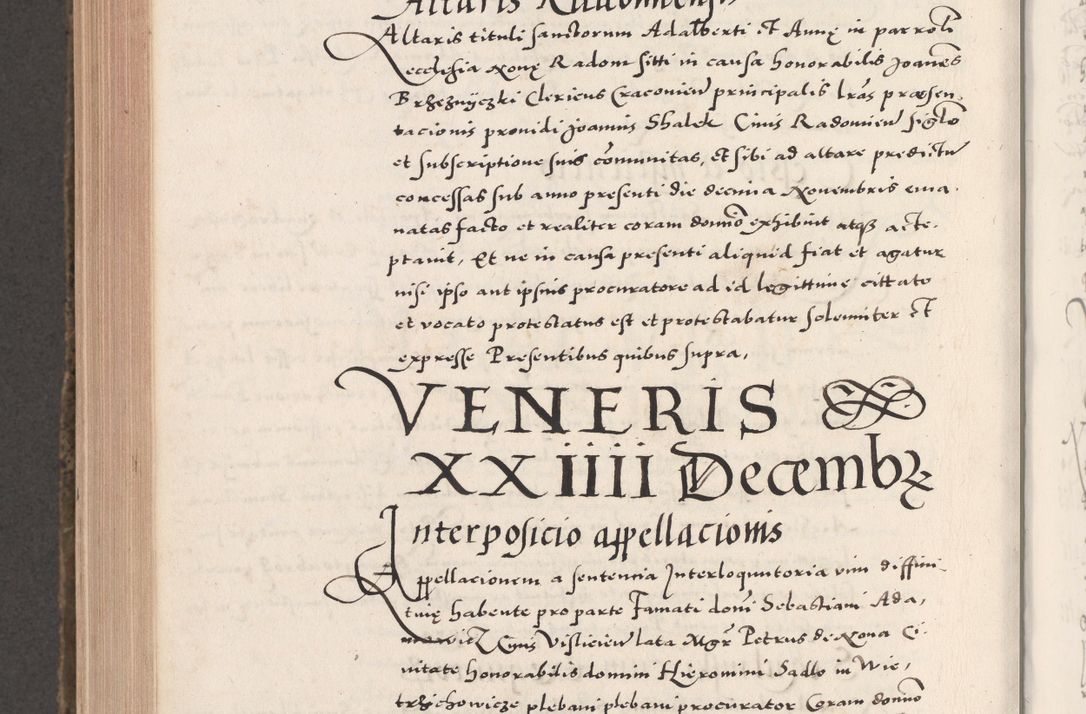 Zdjęcie nr 916 dla obiektu archiwalnego: Acta actorum causarum, sententiarum tam diffinitivarum quam interloquutoriarum, decretorum, obligationum, quietationum, constitutionum procuratorum etc. coram reverendo domino Martino Izdbienski de Russiecz archidiacono Posnaniensi, custode et in spiritualibus vicario generali Cracoviensi, ad annum Domini millesimum quingesimum sexagesimum quintum, cuius indictio octava, pontificatus Pii pape, annus sextus, continuantur
