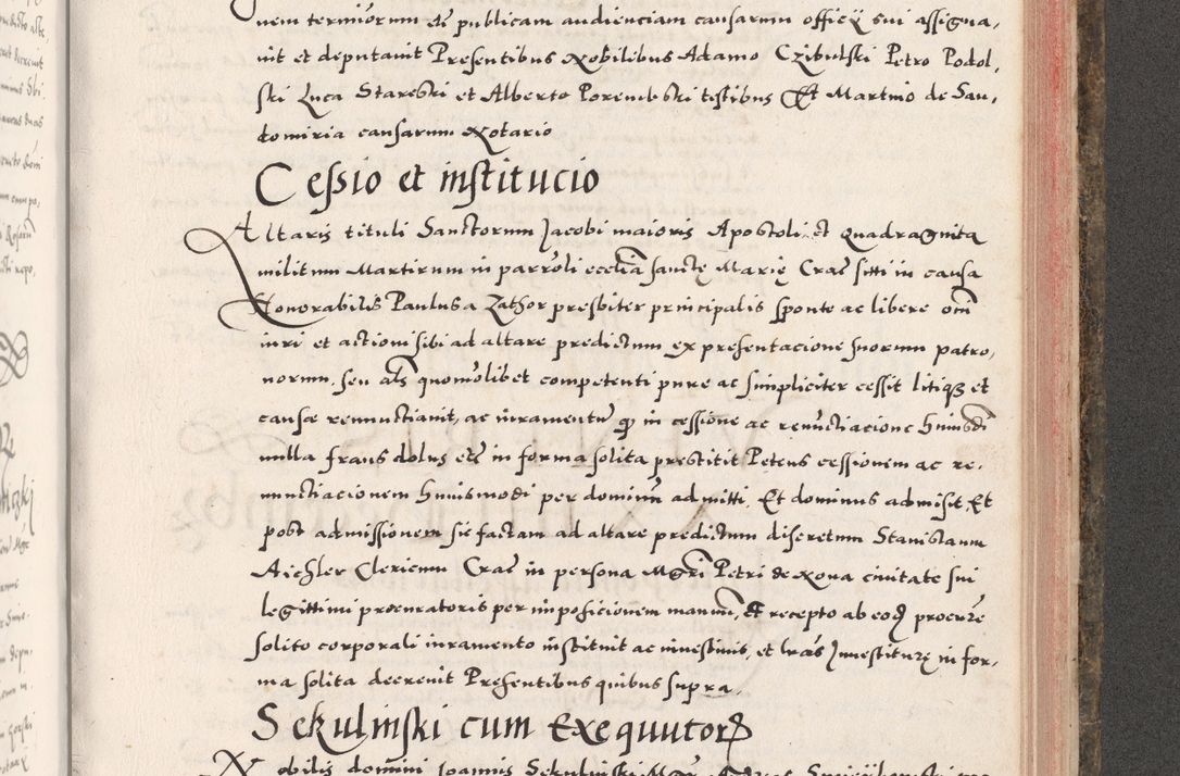 Zdjęcie nr 915 dla obiektu archiwalnego: Acta actorum causarum, sententiarum tam diffinitivarum quam interloquutoriarum, decretorum, obligationum, quietationum, constitutionum procuratorum etc. coram reverendo domino Martino Izdbienski de Russiecz archidiacono Posnaniensi, custode et in spiritualibus vicario generali Cracoviensi, ad annum Domini millesimum quingesimum sexagesimum quintum, cuius indictio octava, pontificatus Pii pape, annus sextus, continuantur