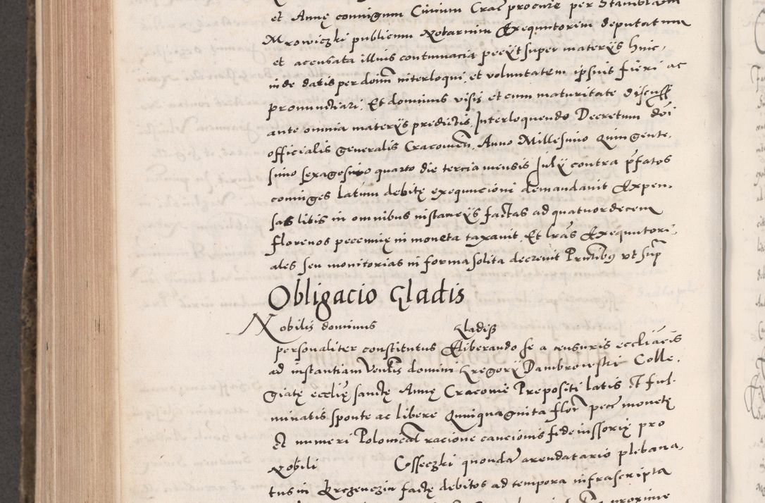 Zdjęcie nr 904 dla obiektu archiwalnego: Acta actorum causarum, sententiarum tam diffinitivarum quam interloquutoriarum, decretorum, obligationum, quietationum, constitutionum procuratorum etc. coram reverendo domino Martino Izdbienski de Russiecz archidiacono Posnaniensi, custode et in spiritualibus vicario generali Cracoviensi, ad annum Domini millesimum quingesimum sexagesimum quintum, cuius indictio octava, pontificatus Pii pape, annus sextus, continuantur