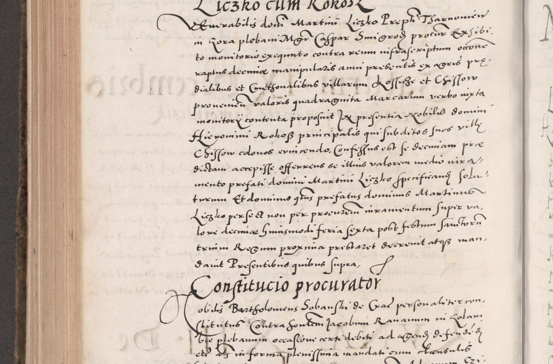 Zdjęcie nr 894 dla obiektu archiwalnego: Acta actorum causarum, sententiarum tam diffinitivarum quam interloquutoriarum, decretorum, obligationum, quietationum, constitutionum procuratorum etc. coram reverendo domino Martino Izdbienski de Russiecz archidiacono Posnaniensi, custode et in spiritualibus vicario generali Cracoviensi, ad annum Domini millesimum quingesimum sexagesimum quintum, cuius indictio octava, pontificatus Pii pape, annus sextus, continuantur