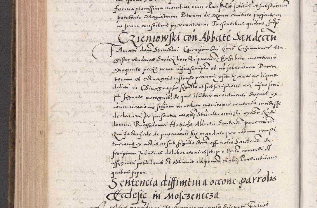 Zdjęcie nr 890 dla obiektu archiwalnego: Acta actorum causarum, sententiarum tam diffinitivarum quam interloquutoriarum, decretorum, obligationum, quietationum, constitutionum procuratorum etc. coram reverendo domino Martino Izdbienski de Russiecz archidiacono Posnaniensi, custode et in spiritualibus vicario generali Cracoviensi, ad annum Domini millesimum quingesimum sexagesimum quintum, cuius indictio octava, pontificatus Pii pape, annus sextus, continuantur