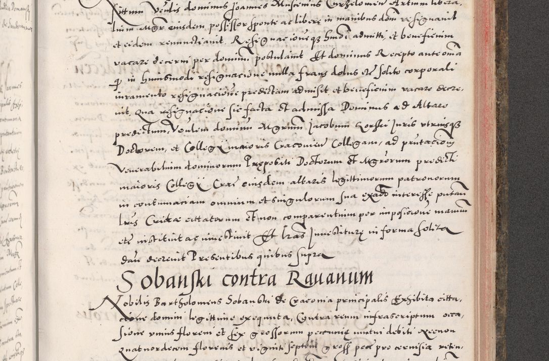 Zdjęcie nr 889 dla obiektu archiwalnego: Acta actorum causarum, sententiarum tam diffinitivarum quam interloquutoriarum, decretorum, obligationum, quietationum, constitutionum procuratorum etc. coram reverendo domino Martino Izdbienski de Russiecz archidiacono Posnaniensi, custode et in spiritualibus vicario generali Cracoviensi, ad annum Domini millesimum quingesimum sexagesimum quintum, cuius indictio octava, pontificatus Pii pape, annus sextus, continuantur