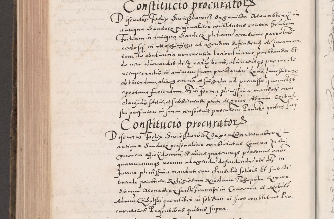 Zdjęcie nr 886 dla obiektu archiwalnego: Acta actorum causarum, sententiarum tam diffinitivarum quam interloquutoriarum, decretorum, obligationum, quietationum, constitutionum procuratorum etc. coram reverendo domino Martino Izdbienski de Russiecz archidiacono Posnaniensi, custode et in spiritualibus vicario generali Cracoviensi, ad annum Domini millesimum quingesimum sexagesimum quintum, cuius indictio octava, pontificatus Pii pape, annus sextus, continuantur