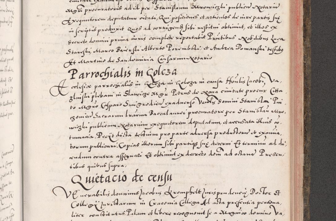 Zdjęcie nr 885 dla obiektu archiwalnego: Acta actorum causarum, sententiarum tam diffinitivarum quam interloquutoriarum, decretorum, obligationum, quietationum, constitutionum procuratorum etc. coram reverendo domino Martino Izdbienski de Russiecz archidiacono Posnaniensi, custode et in spiritualibus vicario generali Cracoviensi, ad annum Domini millesimum quingesimum sexagesimum quintum, cuius indictio octava, pontificatus Pii pape, annus sextus, continuantur