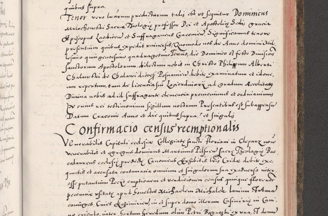 Zdjęcie nr 877 dla obiektu archiwalnego: Acta actorum causarum, sententiarum tam diffinitivarum quam interloquutoriarum, decretorum, obligationum, quietationum, constitutionum procuratorum etc. coram reverendo domino Martino Izdbienski de Russiecz archidiacono Posnaniensi, custode et in spiritualibus vicario generali Cracoviensi, ad annum Domini millesimum quingesimum sexagesimum quintum, cuius indictio octava, pontificatus Pii pape, annus sextus, continuantur