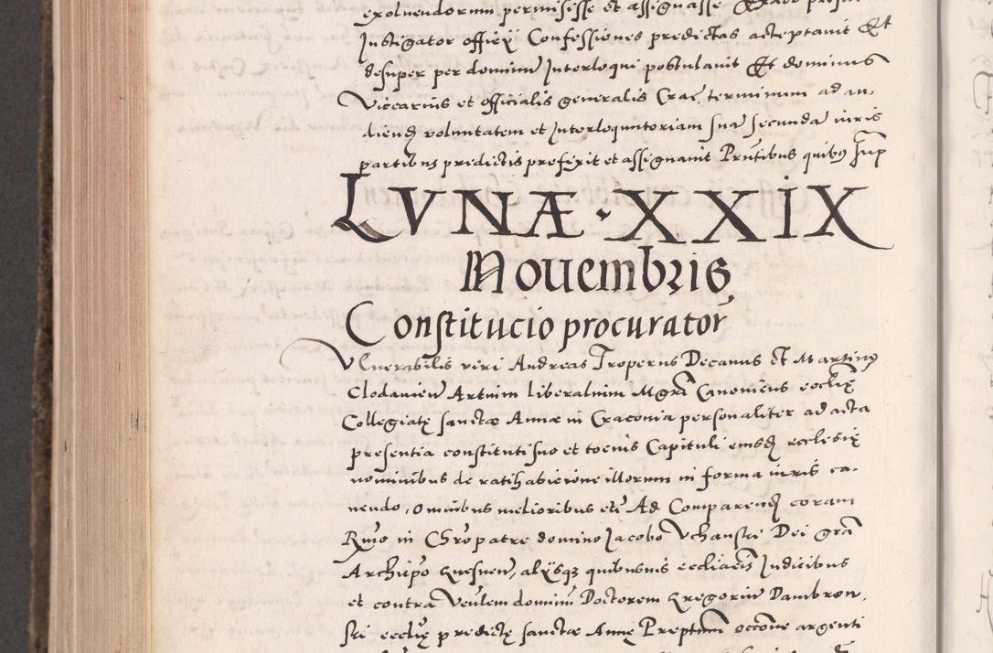 Zdjęcie nr 874 dla obiektu archiwalnego: Acta actorum causarum, sententiarum tam diffinitivarum quam interloquutoriarum, decretorum, obligationum, quietationum, constitutionum procuratorum etc. coram reverendo domino Martino Izdbienski de Russiecz archidiacono Posnaniensi, custode et in spiritualibus vicario generali Cracoviensi, ad annum Domini millesimum quingesimum sexagesimum quintum, cuius indictio octava, pontificatus Pii pape, annus sextus, continuantur