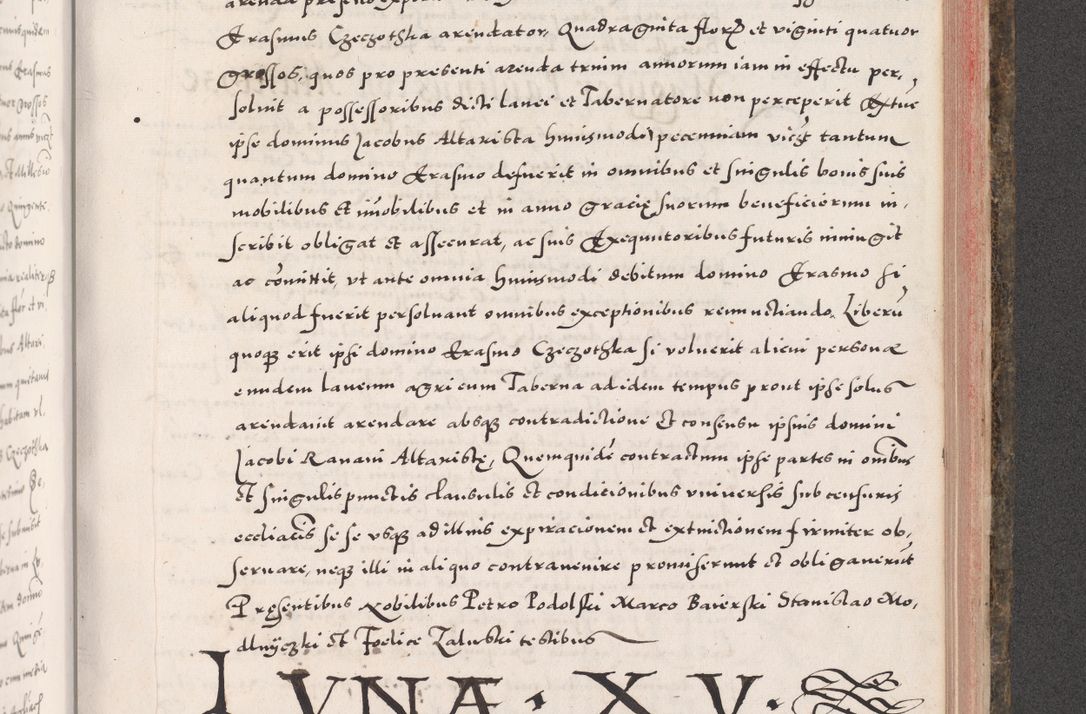 Zdjęcie nr 857 dla obiektu archiwalnego: Acta actorum causarum, sententiarum tam diffinitivarum quam interloquutoriarum, decretorum, obligationum, quietationum, constitutionum procuratorum etc. coram reverendo domino Martino Izdbienski de Russiecz archidiacono Posnaniensi, custode et in spiritualibus vicario generali Cracoviensi, ad annum Domini millesimum quingesimum sexagesimum quintum, cuius indictio octava, pontificatus Pii pape, annus sextus, continuantur