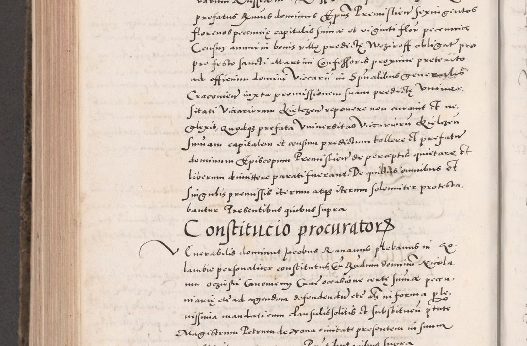 Zdjęcie nr 854 dla obiektu archiwalnego: Acta actorum causarum, sententiarum tam diffinitivarum quam interloquutoriarum, decretorum, obligationum, quietationum, constitutionum procuratorum etc. coram reverendo domino Martino Izdbienski de Russiecz archidiacono Posnaniensi, custode et in spiritualibus vicario generali Cracoviensi, ad annum Domini millesimum quingesimum sexagesimum quintum, cuius indictio octava, pontificatus Pii pape, annus sextus, continuantur