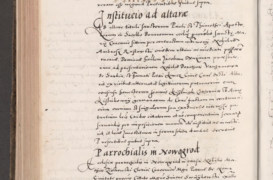 Zdjęcie nr 852 dla obiektu archiwalnego: Acta actorum causarum, sententiarum tam diffinitivarum quam interloquutoriarum, decretorum, obligationum, quietationum, constitutionum procuratorum etc. coram reverendo domino Martino Izdbienski de Russiecz archidiacono Posnaniensi, custode et in spiritualibus vicario generali Cracoviensi, ad annum Domini millesimum quingesimum sexagesimum quintum, cuius indictio octava, pontificatus Pii pape, annus sextus, continuantur