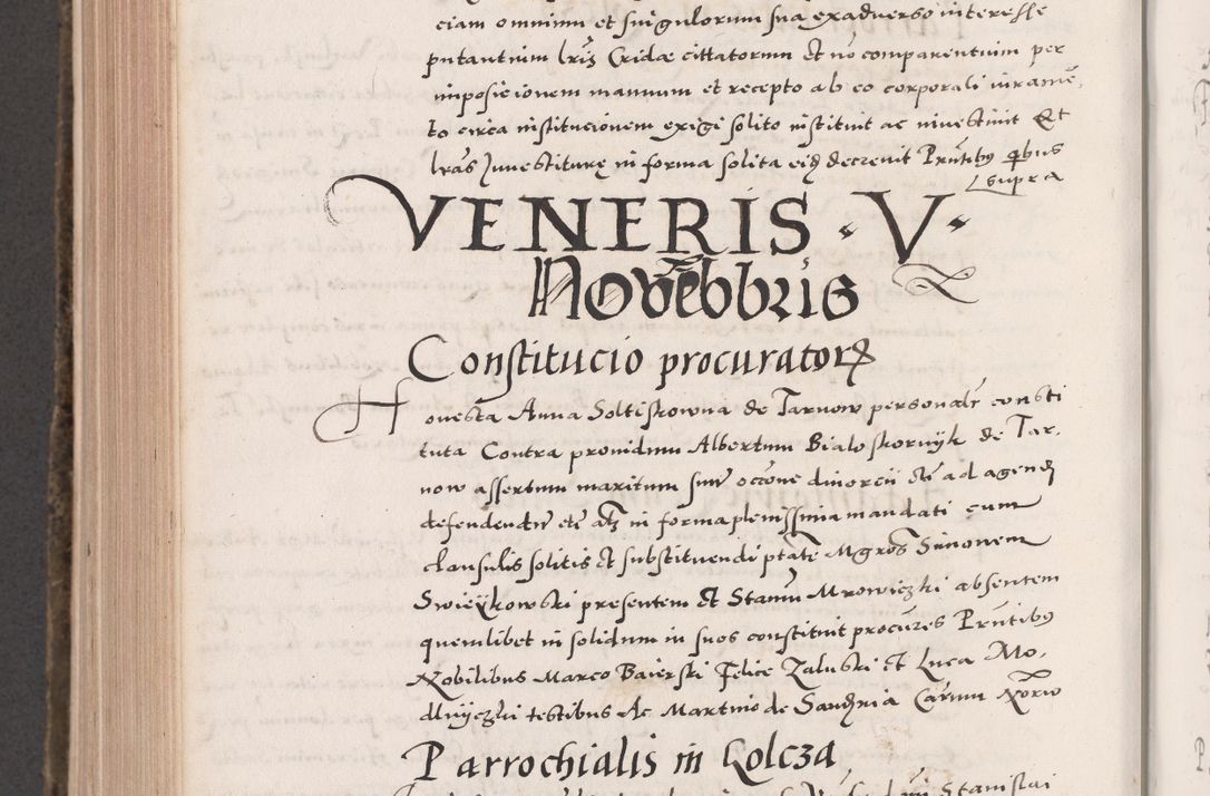 Zdjęcie nr 850 dla obiektu archiwalnego: Acta actorum causarum, sententiarum tam diffinitivarum quam interloquutoriarum, decretorum, obligationum, quietationum, constitutionum procuratorum etc. coram reverendo domino Martino Izdbienski de Russiecz archidiacono Posnaniensi, custode et in spiritualibus vicario generali Cracoviensi, ad annum Domini millesimum quingesimum sexagesimum quintum, cuius indictio octava, pontificatus Pii pape, annus sextus, continuantur