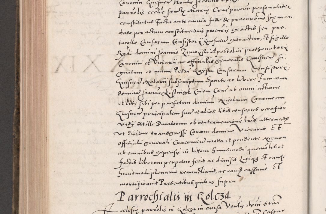 Zdjęcie nr 848 dla obiektu archiwalnego: Acta actorum causarum, sententiarum tam diffinitivarum quam interloquutoriarum, decretorum, obligationum, quietationum, constitutionum procuratorum etc. coram reverendo domino Martino Izdbienski de Russiecz archidiacono Posnaniensi, custode et in spiritualibus vicario generali Cracoviensi, ad annum Domini millesimum quingesimum sexagesimum quintum, cuius indictio octava, pontificatus Pii pape, annus sextus, continuantur