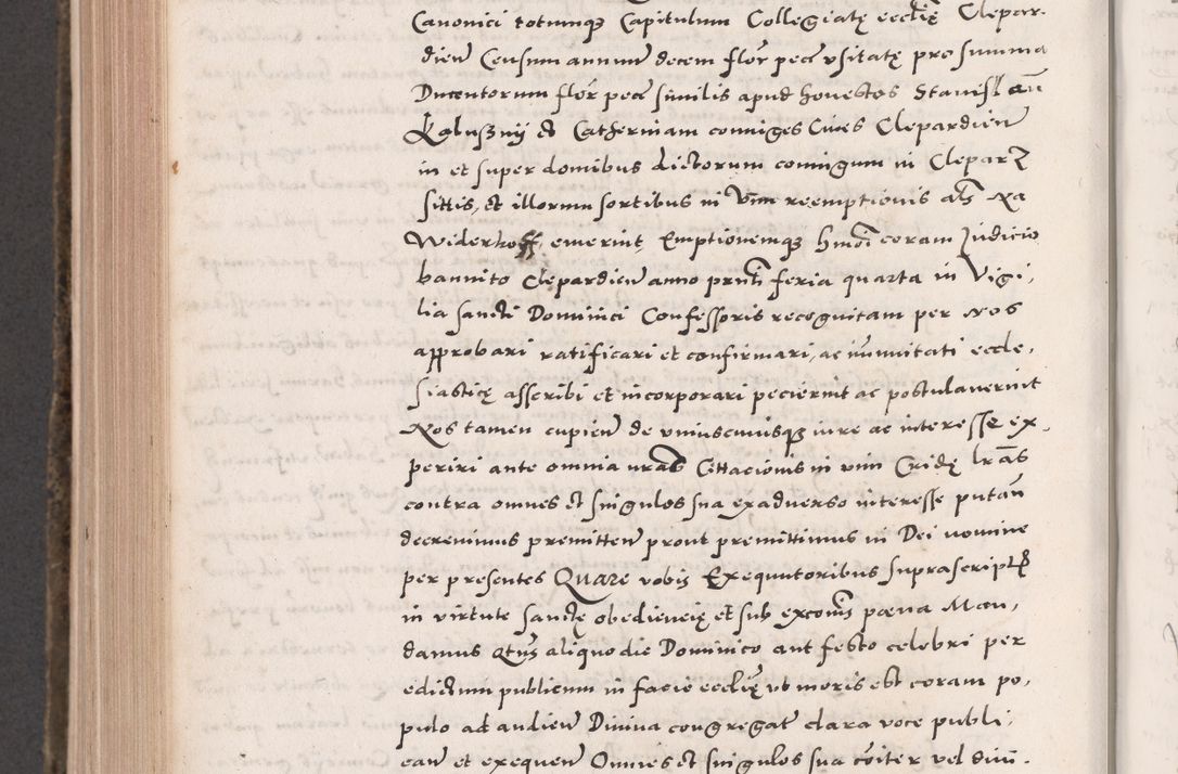 Zdjęcie nr 840 dla obiektu archiwalnego: Acta actorum causarum, sententiarum tam diffinitivarum quam interloquutoriarum, decretorum, obligationum, quietationum, constitutionum procuratorum etc. coram reverendo domino Martino Izdbienski de Russiecz archidiacono Posnaniensi, custode et in spiritualibus vicario generali Cracoviensi, ad annum Domini millesimum quingesimum sexagesimum quintum, cuius indictio octava, pontificatus Pii pape, annus sextus, continuantur