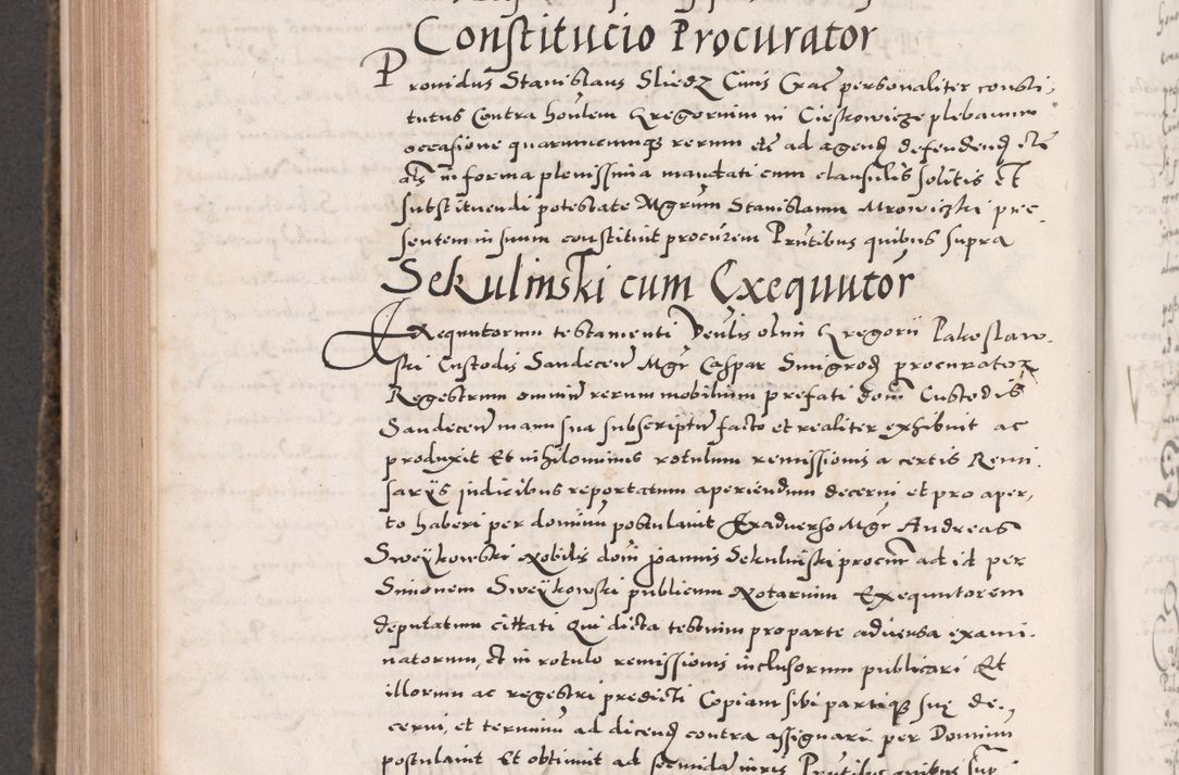 Zdjęcie nr 830 dla obiektu archiwalnego: Acta actorum causarum, sententiarum tam diffinitivarum quam interloquutoriarum, decretorum, obligationum, quietationum, constitutionum procuratorum etc. coram reverendo domino Martino Izdbienski de Russiecz archidiacono Posnaniensi, custode et in spiritualibus vicario generali Cracoviensi, ad annum Domini millesimum quingesimum sexagesimum quintum, cuius indictio octava, pontificatus Pii pape, annus sextus, continuantur