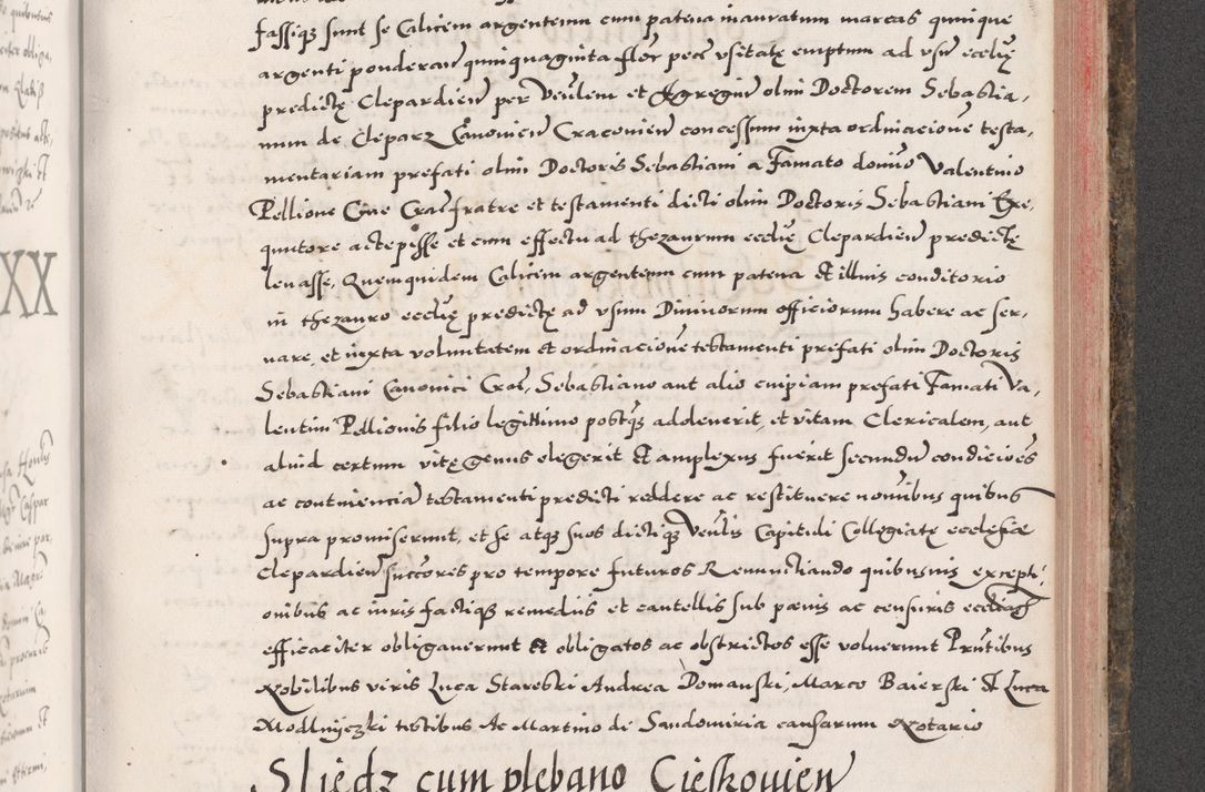 Zdjęcie nr 829 dla obiektu archiwalnego: Acta actorum causarum, sententiarum tam diffinitivarum quam interloquutoriarum, decretorum, obligationum, quietationum, constitutionum procuratorum etc. coram reverendo domino Martino Izdbienski de Russiecz archidiacono Posnaniensi, custode et in spiritualibus vicario generali Cracoviensi, ad annum Domini millesimum quingesimum sexagesimum quintum, cuius indictio octava, pontificatus Pii pape, annus sextus, continuantur