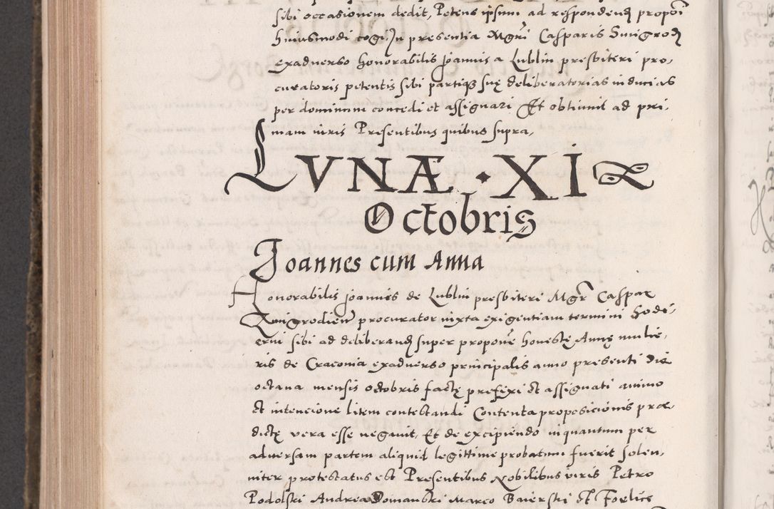 Zdjęcie nr 820 dla obiektu archiwalnego: Acta actorum causarum, sententiarum tam diffinitivarum quam interloquutoriarum, decretorum, obligationum, quietationum, constitutionum procuratorum etc. coram reverendo domino Martino Izdbienski de Russiecz archidiacono Posnaniensi, custode et in spiritualibus vicario generali Cracoviensi, ad annum Domini millesimum quingesimum sexagesimum quintum, cuius indictio octava, pontificatus Pii pape, annus sextus, continuantur