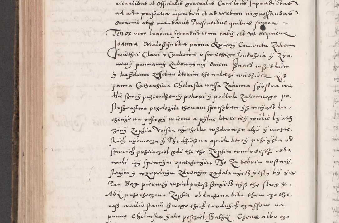 Zdjęcie nr 816 dla obiektu archiwalnego: Acta actorum causarum, sententiarum tam diffinitivarum quam interloquutoriarum, decretorum, obligationum, quietationum, constitutionum procuratorum etc. coram reverendo domino Martino Izdbienski de Russiecz archidiacono Posnaniensi, custode et in spiritualibus vicario generali Cracoviensi, ad annum Domini millesimum quingesimum sexagesimum quintum, cuius indictio octava, pontificatus Pii pape, annus sextus, continuantur