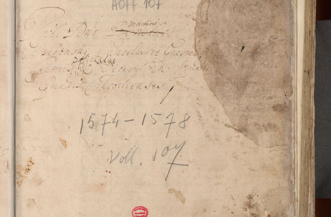 Zdjęcie nr 5 dla obiektu archiwalnego: [Liber actorum, vicariatus et officialatus Cracoviensis ad annum Domini 1574 et seqventes]