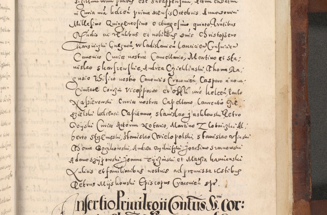 Zdjęcie nr 807 dla obiektu archiwalnego: [Liber actorum, vicariatus et officialatus Cracoviensis ad annum Domini 1574 et seqventes]