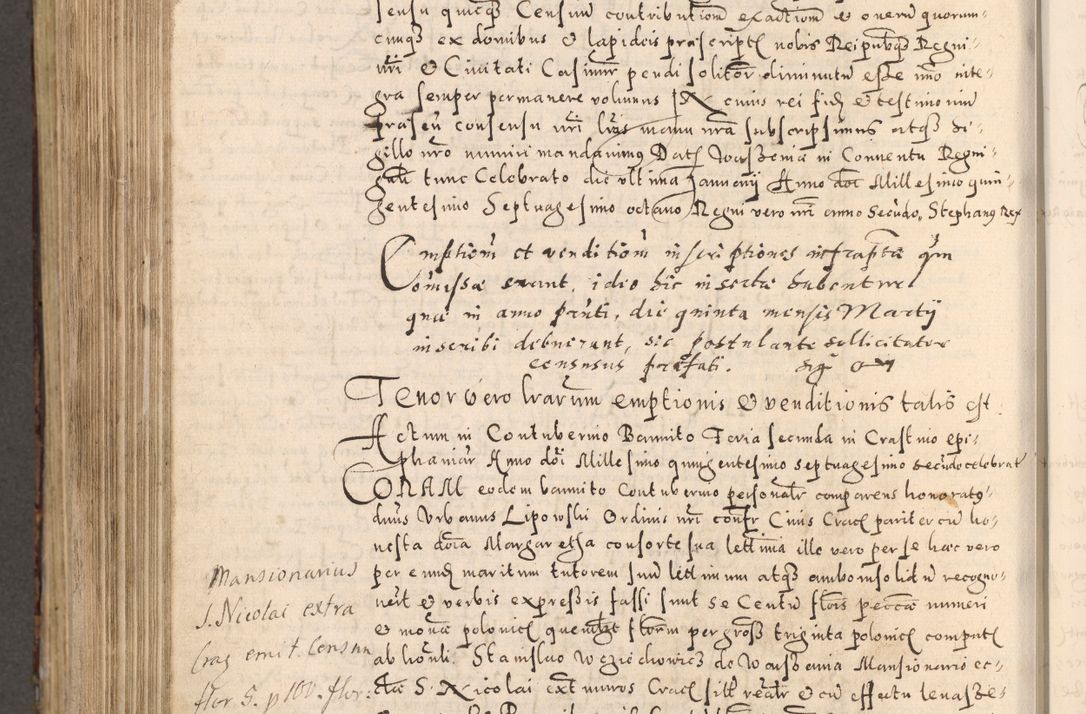 Zdjęcie nr 792 dla obiektu archiwalnego: [Liber actorum, vicariatus et officialatus Cracoviensis ad annum Domini 1574 et seqventes]