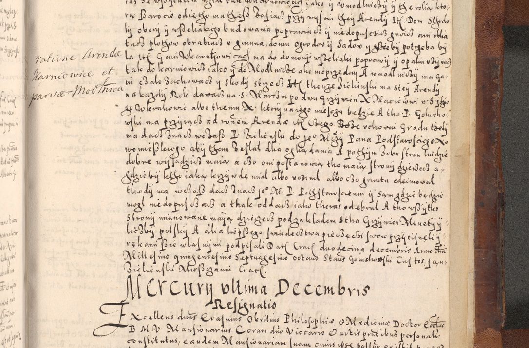 Zdjęcie nr 789 dla obiektu archiwalnego: [Liber actorum, vicariatus et officialatus Cracoviensis ad annum Domini 1574 et seqventes]