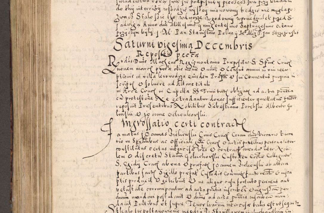 Zdjęcie nr 788 dla obiektu archiwalnego: [Liber actorum, vicariatus et officialatus Cracoviensis ad annum Domini 1574 et seqventes]