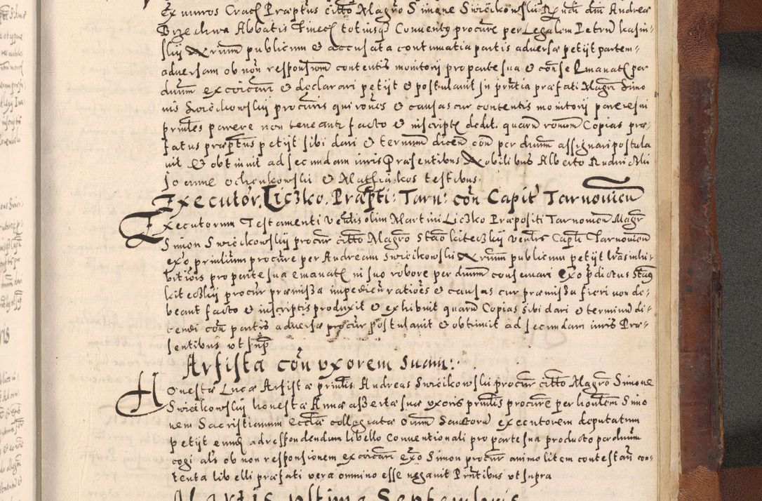 Zdjęcie nr 759 dla obiektu archiwalnego: [Liber actorum, vicariatus et officialatus Cracoviensis ad annum Domini 1574 et seqventes]