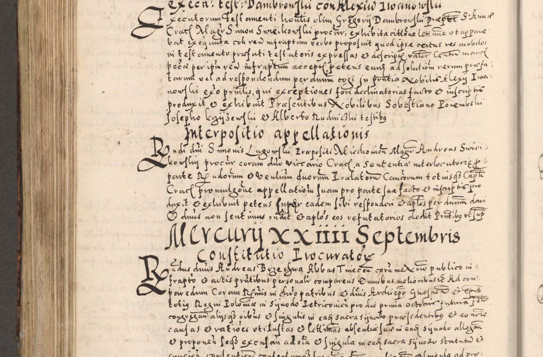 Zdjęcie nr 758 dla obiektu archiwalnego: [Liber actorum, vicariatus et officialatus Cracoviensis ad annum Domini 1574 et seqventes]