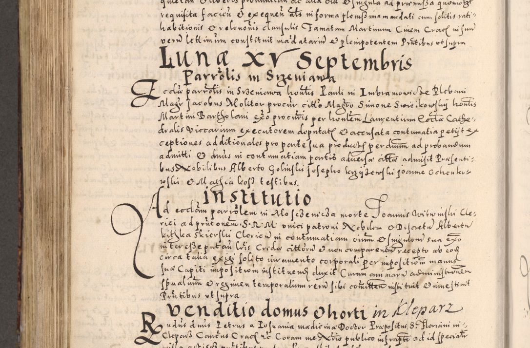 Zdjęcie nr 754 dla obiektu archiwalnego: [Liber actorum, vicariatus et officialatus Cracoviensis ad annum Domini 1574 et seqventes]