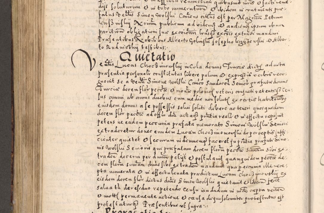 Zdjęcie nr 750 dla obiektu archiwalnego: [Liber actorum, vicariatus et officialatus Cracoviensis ad annum Domini 1574 et seqventes]