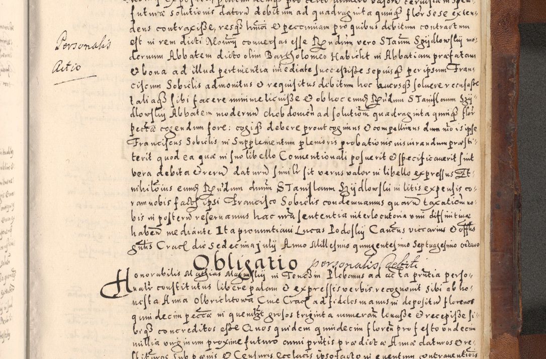Zdjęcie nr 739 dla obiektu archiwalnego: [Liber actorum, vicariatus et officialatus Cracoviensis ad annum Domini 1574 et seqventes]