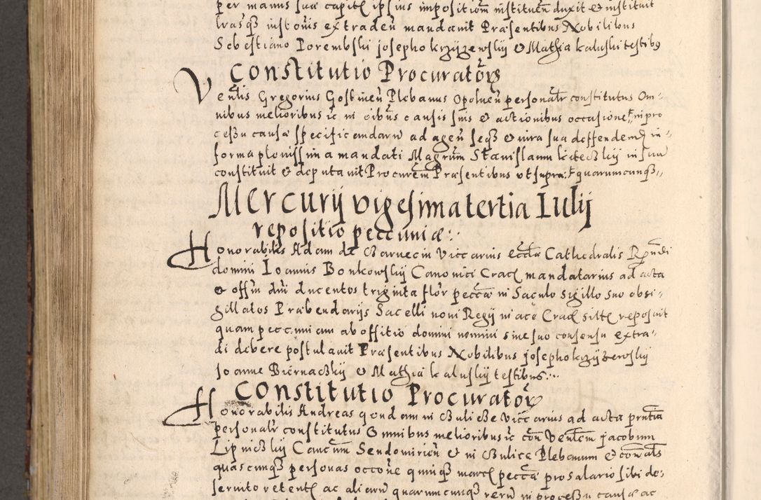 Zdjęcie nr 740 dla obiektu archiwalnego: [Liber actorum, vicariatus et officialatus Cracoviensis ad annum Domini 1574 et seqventes]