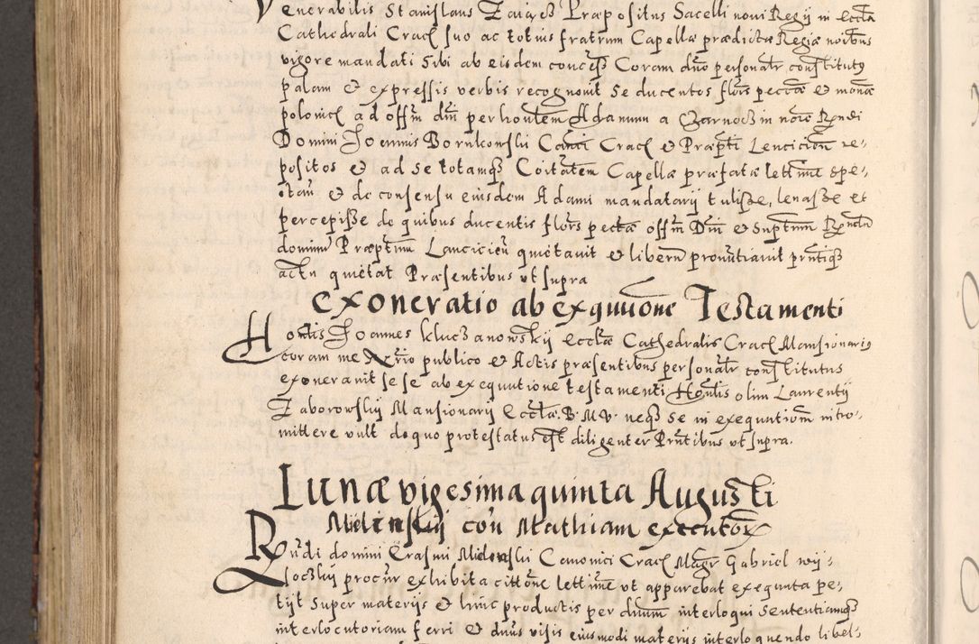 Zdjęcie nr 742 dla obiektu archiwalnego: [Liber actorum, vicariatus et officialatus Cracoviensis ad annum Domini 1574 et seqventes]