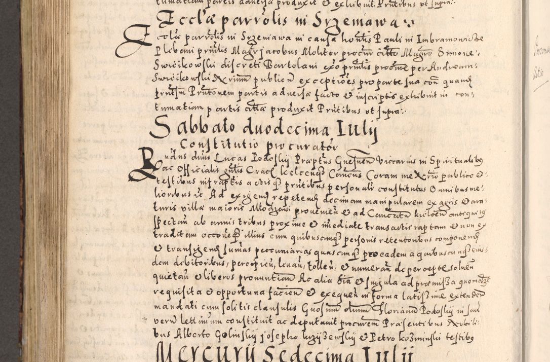 Zdjęcie nr 738 dla obiektu archiwalnego: [Liber actorum, vicariatus et officialatus Cracoviensis ad annum Domini 1574 et seqventes]