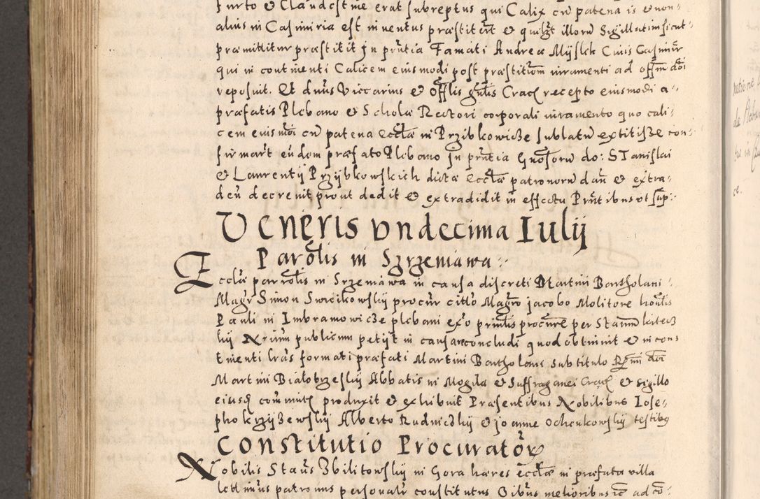 Zdjęcie nr 736 dla obiektu archiwalnego: [Liber actorum, vicariatus et officialatus Cracoviensis ad annum Domini 1574 et seqventes]