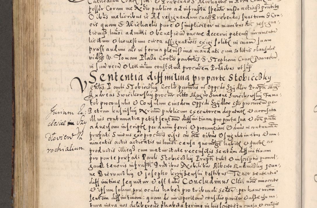 Zdjęcie nr 734 dla obiektu archiwalnego: [Liber actorum, vicariatus et officialatus Cracoviensis ad annum Domini 1574 et seqventes]