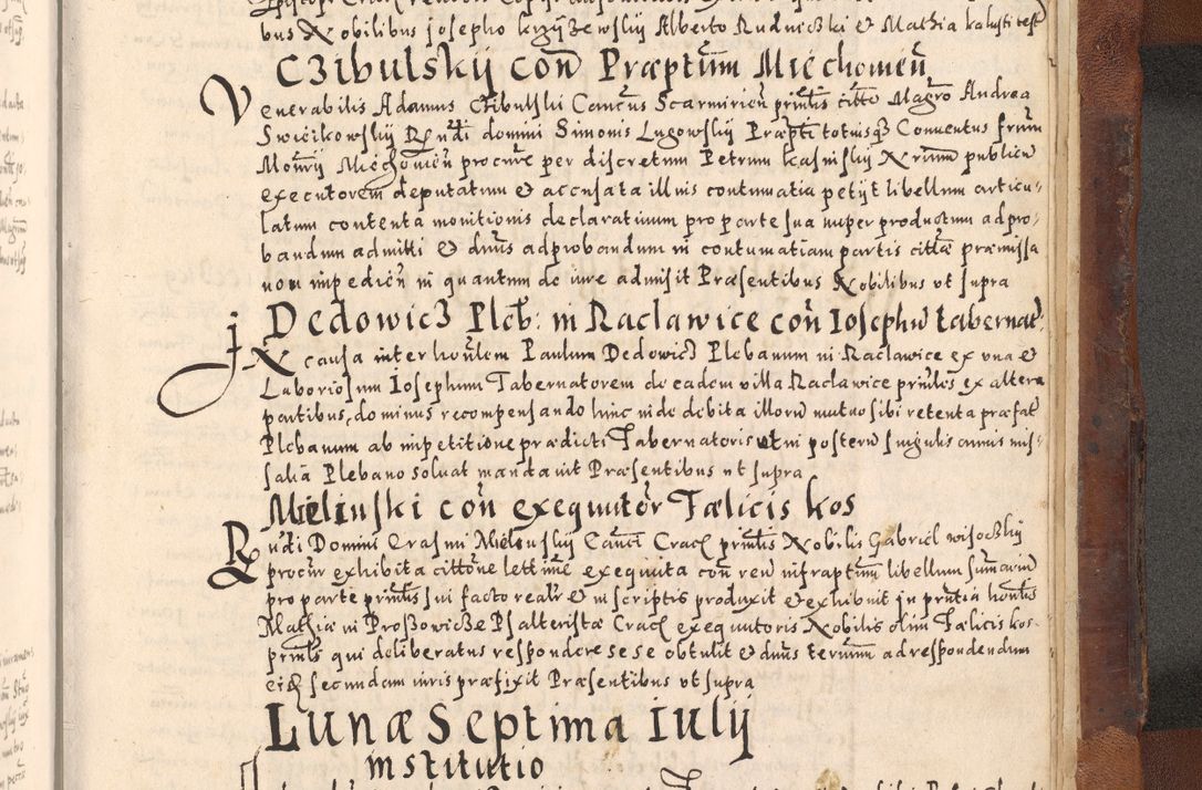 Zdjęcie nr 733 dla obiektu archiwalnego: [Liber actorum, vicariatus et officialatus Cracoviensis ad annum Domini 1574 et seqventes]