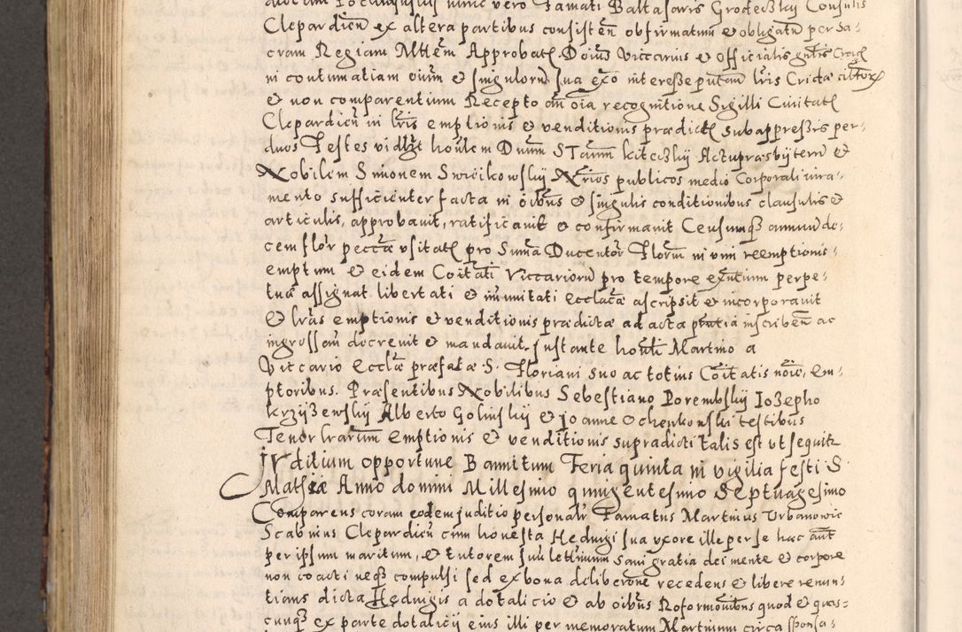 Zdjęcie nr 724 dla obiektu archiwalnego: [Liber actorum, vicariatus et officialatus Cracoviensis ad annum Domini 1574 et seqventes]