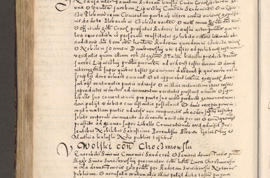 Zdjęcie nr 718 dla obiektu archiwalnego: [Liber actorum, vicariatus et officialatus Cracoviensis ad annum Domini 1574 et seqventes]