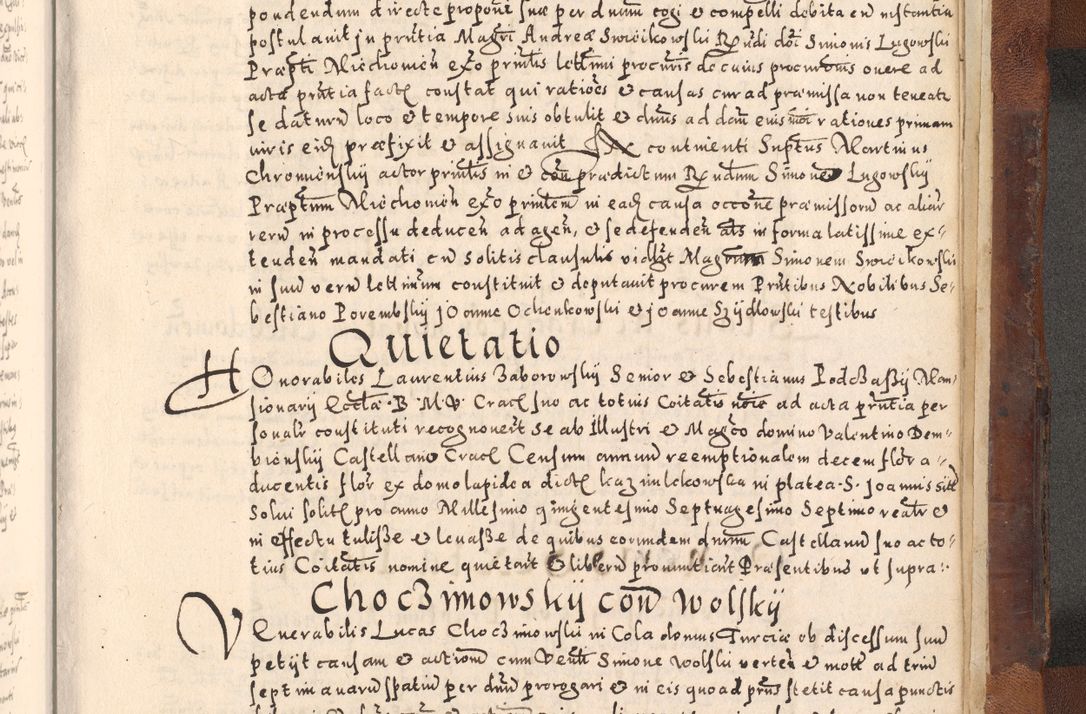 Zdjęcie nr 719 dla obiektu archiwalnego: [Liber actorum, vicariatus et officialatus Cracoviensis ad annum Domini 1574 et seqventes]