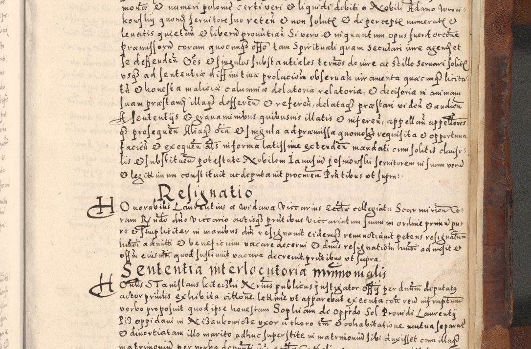 Zdjęcie nr 717 dla obiektu archiwalnego: [Liber actorum, vicariatus et officialatus Cracoviensis ad annum Domini 1574 et seqventes]