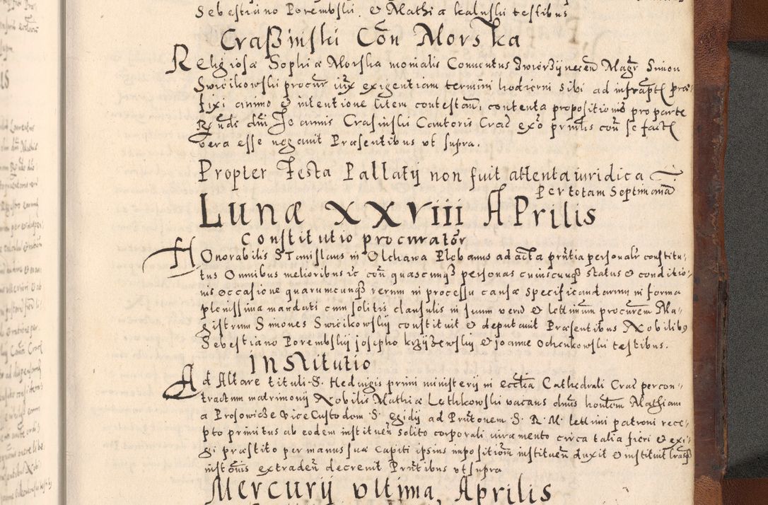 Zdjęcie nr 707 dla obiektu archiwalnego: [Liber actorum, vicariatus et officialatus Cracoviensis ad annum Domini 1574 et seqventes]
